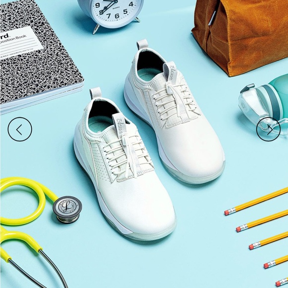 Clove nursing shoes white leather - Picture 2 of 5